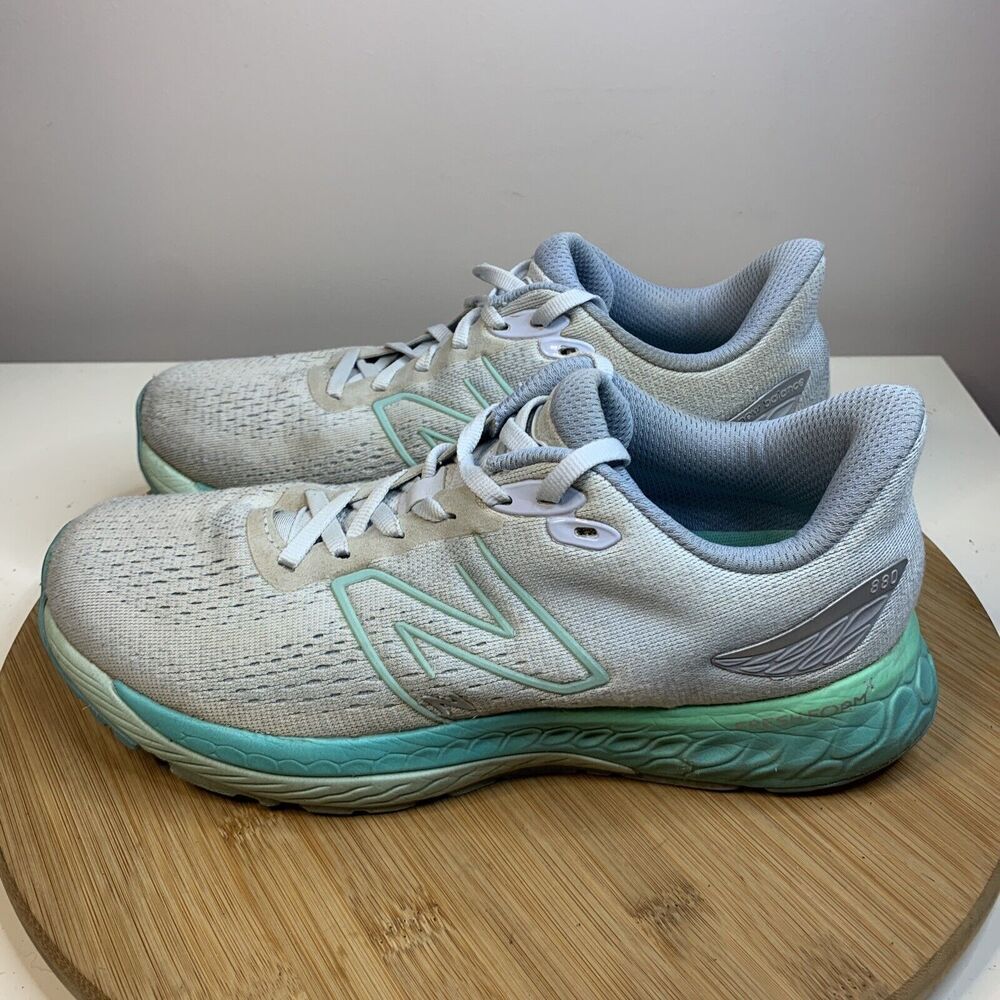 New Balance Fresh Foam X 880 V12 Womens Size 8.5 B Running Shoes Starlight Mint